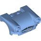 Vehicle Body, Wheel Arch / Mudguard 3 x 4 with Headlights, Moustache Grille and Curved Mouth Print