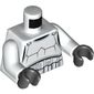 Torso Stormtrooper, Detailed Armor Print, White Arms, Black Hands