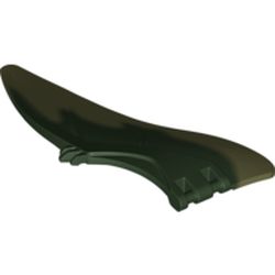 Animal Body Part, Dinosaur, Pteranodon Wing, Right with Marbled Olive Green Pattern