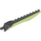 Large Figure Weapon Sword, 11.5L with Sawtooth Back, Trans Bright Green Blade