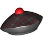 Hat Scottish Tam o'Shanter with Red and White Tartan Print