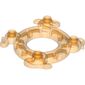 Ring 4 x 4 with 2 x 2 Hole and 2 Intertwined Snakes [Plain]