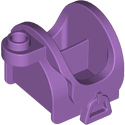 LEGO part 10075181 SADDLE 2X2 W 1 KNOB in Medium Lavender