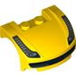 Vehicle Body, Wheel Arch / Mudguard 3 x 4 x 1 2/3 Low Profile, Curved Front with Ferrari 458 Italia Print