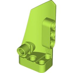 LEGO part RIGHT PANEL 3X7 in Bright Yellowish Green/ Lime