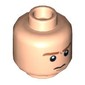 Minifig Head Samwise Gamgee (Sam) / Rebel Pilot, Frowning / Scared Print