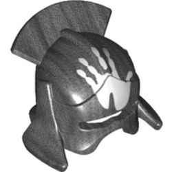 Helmet Castle with Lateral Comb and Handprint Print