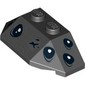 Wedge Sloped 45° 2 x 4 Triple with Spider Eyes Print