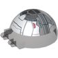Windscreen 6 x 6 x 3 Canopy Half Sphere with Dual 2 Fingers and Sith Fighter Print