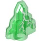 Rock 1 x 2 Crystal Stepped with White Lightning Print