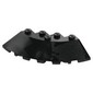 Brick Round Corner 6 x 6 with 33° Slope and Facet Cutout