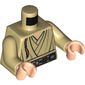 Torso Robe, Brown Belt Print and Padawan Braid Print, Tan Arms, Light Nougat Hands