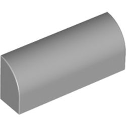 LEGO part BRICK 1X4X1 1/3 in Medium Stone Grey/ Light Bluish Gray