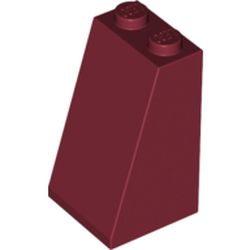 LEGO part 98560 ROOF TILE 2X2X3/ 73 GR. in Dark Red