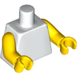 LEGO part 76382 MINI UPPER PART, NO. 6943 in White