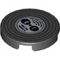 Tile Round 2 x 2 with Vinyl Record Print