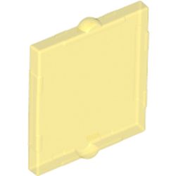 LEGO part 35315 GLASS FOR FRAME 1X2X2 in Transparent Yellow/ Trans-Yellow