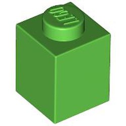 LEGO part BRICK 1X1 in Bright Green