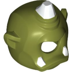 Mask Cyclops with White Horn and White Teeth Print