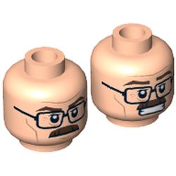 Lego head clearance with glasses