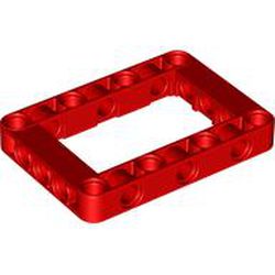 LEGO part 64179 BEAM FRAME 5X7 Ø 4.85 in Bright Red/ Red