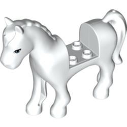 Animal, Horse with 2 x 2 Cutout, Blue Eyes Print