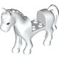 Animal, Horse with 2 x 2 Cutout, Blue Eyes Print