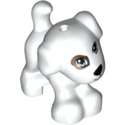 Animal, Dog, Small Standing with Patch over Eye and Spots Print