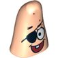 Minifig Head Special, Starfish with Eyepatch Print (Patrick)