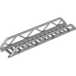 LEGO part LADDER 4X16 W. 3.2 SHAFT in Medium Stone Grey/ Light Bluish Gray
