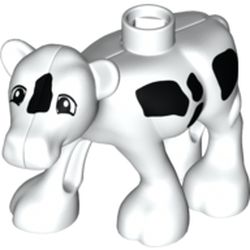 LEGO part  CALF, NO. 2 in White