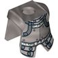 Minifig Neckwear Armor Breastplate with Leg Protection, Heroic Knight Print