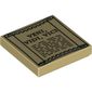 Tile 2 x 2 with 'VENI, VIDI, VICI' on Scroll Print
