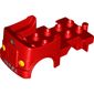 Duplo Truck Body, with Reverse Fire Logo, and Headlights on Front Print