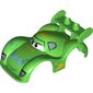 Duplo Car Body, 2 Studs on Spoiler, Wide Fenders, with Cars Carla Veloso Print