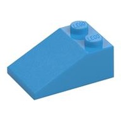 LEGO part  ROOF TILE 2X3/25° in Dark Azure
