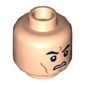 Minifig Head, Eyebrows, Cheek, Chin and Forehead Dimple Print