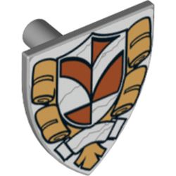 Shield Triangular with Town Hall Print