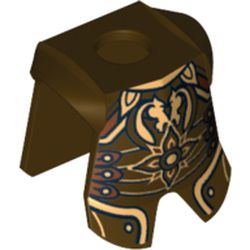 Minifig Neckwear Armor Breastplate with Leg Protection, LotR King Theoden Print