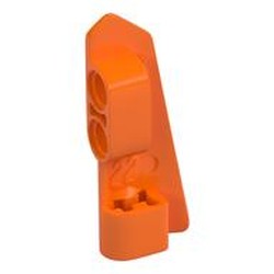 LEGO part  LEFT PANEL 2X5 (NR 22) in Bright Orange/ Orange