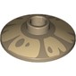 Dish 2 x 2 Inverted [Radar] with Tan Mushroom Print