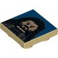 Tile Special 2 x 2 Inverted with Thorin Oakenshield on Blue Background Print