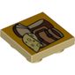 Tile Special 2 x 2 Inverted with Food and Drink on Yellow Background Print