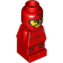 Microfig Minotaurus Gladiator Red