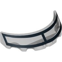 Windscreen 3 x 6 x 1 Curved with Black Window Outline Print