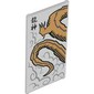 Glass for Window 1 x 4 x 6 with Dragon Tail Print