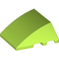 Wedge Curved 4 x 3 No Studs [Plain]