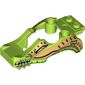 Fairing, Fly Wheel, Crocodile Shape with Gold and White Crocodile Print