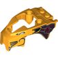 Fairing, Fly Wheel, Lion Shape with Gold and Dark Red Print