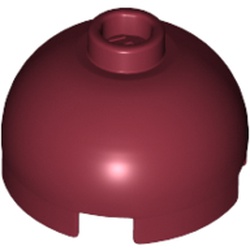 LEGO part  FINAL BRICK 2X2 in Dark Red